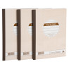 Lot de 3 manifolds FACTURES - papier autocopiant - duplicata (1 original et 1 copie) - 50 feuilles - format 21 x 14,8 cm - couve