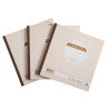 Lot de 3 manifolds COMMANDES - papier autocopiant - duplicata (1 original et 1 copie) - 50 feuilles - format 21 x 21 cm - couver