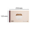 Manifold autocopiant 125X210 Quittance de loyer 50 tripli