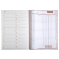 Manifold autocopiant 297X210 Recettes Dépenses 50 dupli