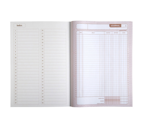Manifold autocopiant 297X210 Recettes Dépenses 50 dupli