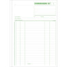 Manifold commandes 29,7x21cm 50 feuillets tripli autocopiants