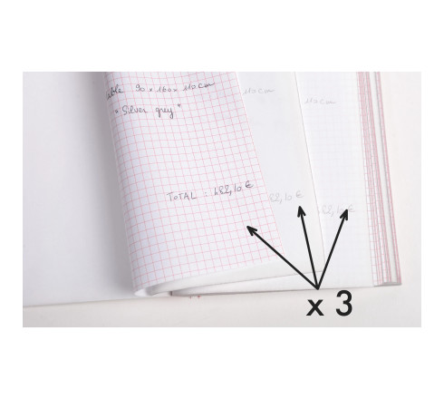 Manifold commandes 29,7x21cm 50 feuillets tripli autocopiants