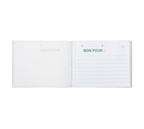 Manifold Bon pour 10,5x13,5cm 50 feuillets dupli autocopiants