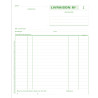 Manifold Livraisons 21x18cm 50 feuillets tripli autocopiants