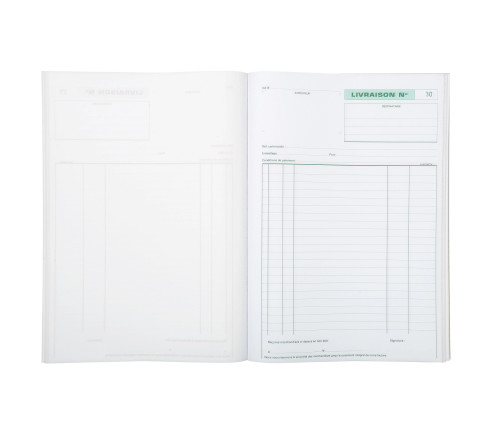 Manifold Livraisons 29,7x21cm 50 feuillets dupli autocopiants