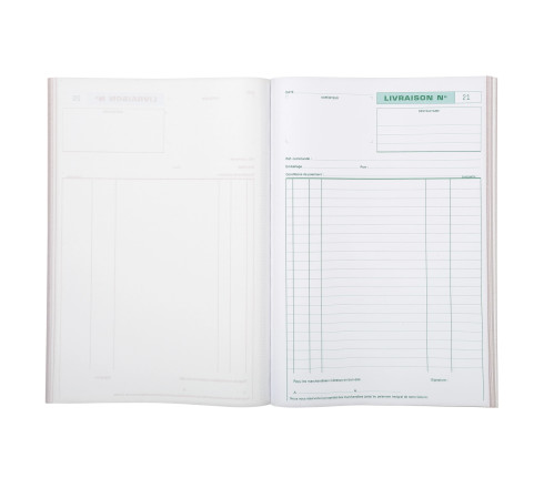 Manifold Livraisons 29,7x21cm 50 feuillets tripli autocopiants
