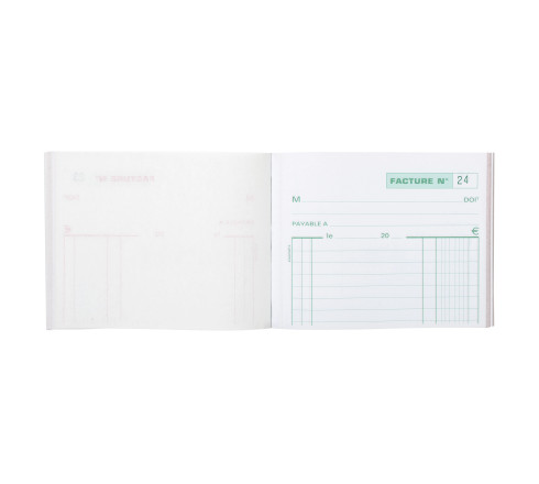 Manifold Factures 10,5x13,5cm 50 feuillets dupli autocopiants