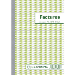 Manifold Factures 21x14,8cm 50 feuillets dupli autocopiants