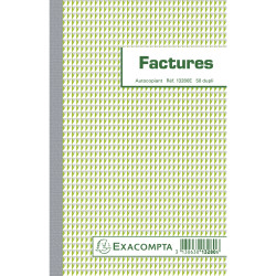Manifold Factures 21x13,5cm 50 feuillets dupli auocopiants