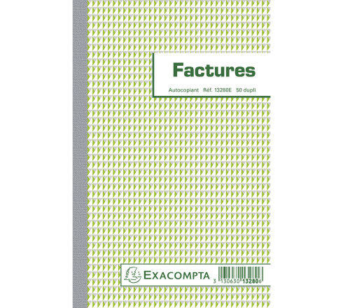 Manifold Factures 21x13,5cm 50 feuillets dupli auocopiants