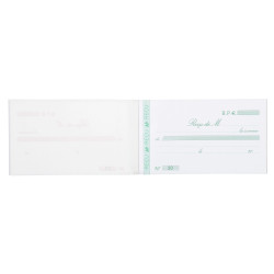 Manifold Reçus 10,5x18cm 50 feuillets dupli autocopiants