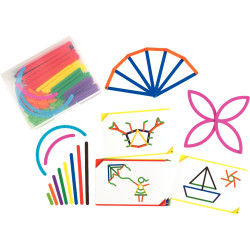 Atelier Junior GEOSTIX 200 pièces + 30 fiches