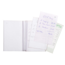 Manifold quadrillé 5x5 14,8x10,5cm 50 feuillets tripli autocopiants