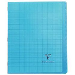 Piqûre 96 pages KOVERBOOK, format 17x22 cm, seyès 90g, couverture poly