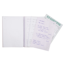 Manifold quadrillé 5x5 21x14,8cm 50 feuillets tripli autocopiants