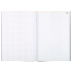 Manifold quadrillé 5x5 21x14,8cm 50 feuillets tripli autocopiants