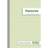 Manifold Factures avec mention TVA 21x14,8cm 50 feuillets dupli autocopiants