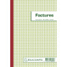Manifold Factures avec mention TVA 21x14,8cm 50 feuillets tripli autocopiants