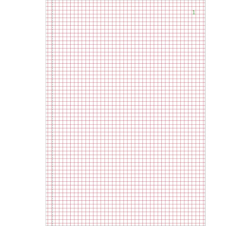 Manifold quadrillé 5x5 29,7x21cm 50 feuillets dupli autocopiants