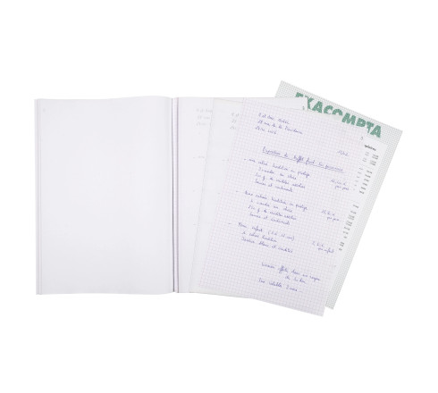 Manifold quadrillé 5x5 29,7x21cm 50 feuillets tripli autocopiants