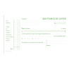 Manifold Quittances de loyer 12,5x21cm 50 feuillets tripli autocopiants