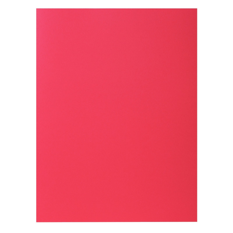 Paquet de 100 chemises 210g ROCK"S format 24x32 cm, framboise