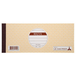 Carnet à souche 89X210 Recus 50 feuillets