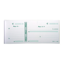 Carnet à souche 89X210 Recus 50 feuillets