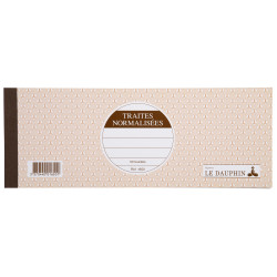 Carnet à souche 101X250 Traites normalisées 50 feuillets