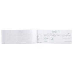 Carnet à souche 101X250 Traites normalisées 50 feuillets