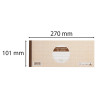 Carnet à souche 107X250 Quittances de loyer 50 feuillets