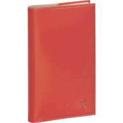 Agenda de poche Vérone 9x16cm coquelicot