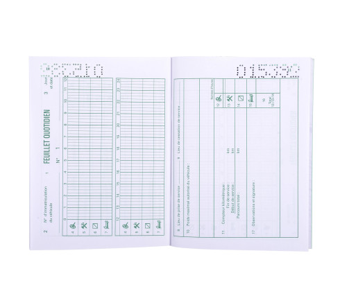Livret individuel contrôle transport