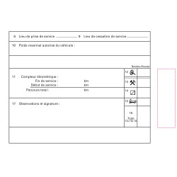 Livret individuel contrôle transport