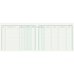Carnet de bord pour le suivi des déplacements - Format 14,8x19 cm