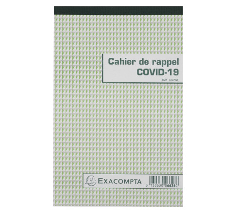 CAHIER DE RAPPEL COVID-19