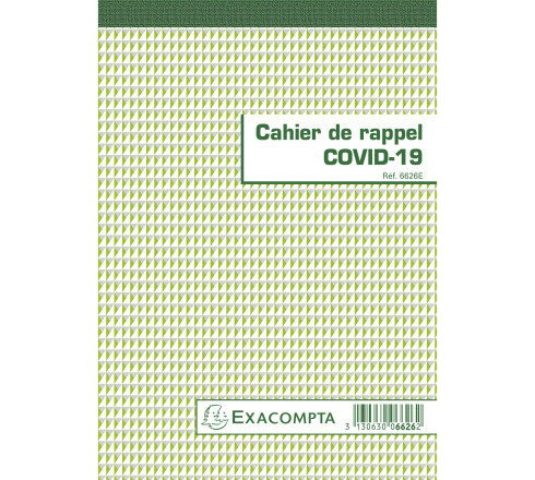 CAHIER DE RAPPEL COVID-19