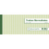 Carnet à souche Traites normalisées NF K 11030-1 de 50 feuillets - Format horizontal de la traite 10,1x21cm