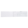 Carnet à souche Traites normalisées NF K 11030-1 de 50 feuillets - Format horizontal de la traite 10,1x21cm