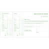 Carnet à souche Quittances de loyer 50 feuillets - Format horizontal de la quittance 13x18,5 cm