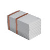 Bloc vendeur à bande couleur 100 feuillets double numérotage - Format 6 ,6x13,5 cm