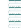 Carnet broché 29,7x14,8cm - Messages téléphones (4 à la page) - 50 feuilles dupli autocopiantes