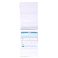 Carnet 10x16cm - Messages téléphones (1 à la page) - 100 feuilles