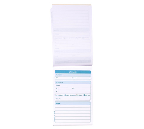 Carnet 10x16cm - Messages téléphones (1 à la page) - 100 feuilles