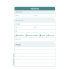Carnet 10x16cm - Messages téléphones (1 à la page) - 100 feuilles