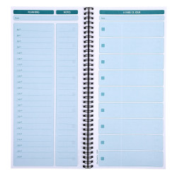 Carnet spiralé 29,7x14cm - A faire ce jour - 125 feuilles