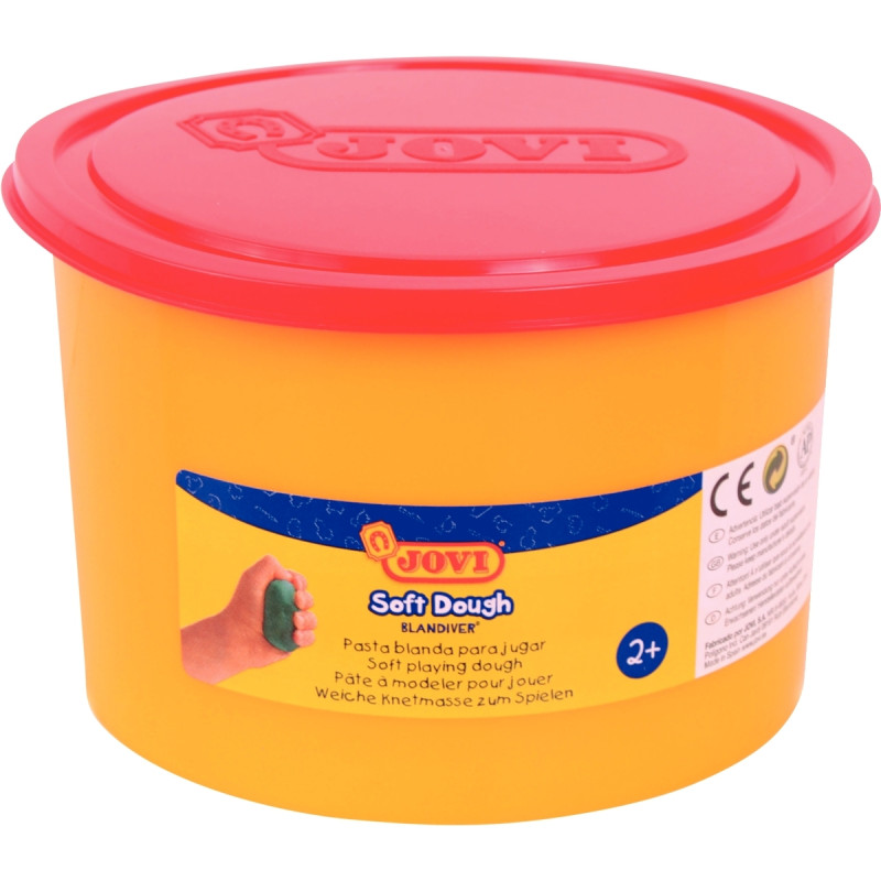 Pot de 460 grammes de pâte à jouer Blandiver coloris rouge