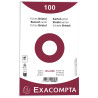 Paquet 100 fiches sous film - bristol dots non perforé - 125x200mm
