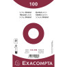 Paquet 100 fiches sous film - bristol dots non perforé - 125x200mm